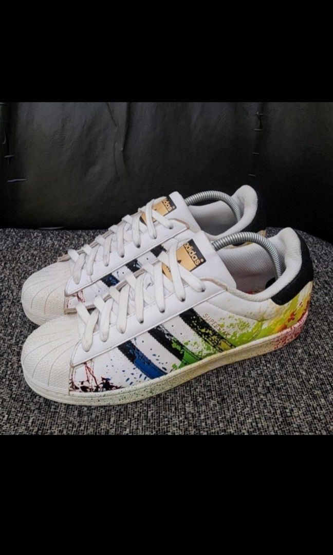 Sepatu Sneakers Adidas Superstar Pride Second Size 42 2 3