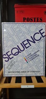 SEQUENCE- Original SEQUENCE Game with Folding Board, Cards and Chips by Jax  ( Packaging may Vary ) White, 10.3 x 8.1 x 2.31 : Toys & Games 