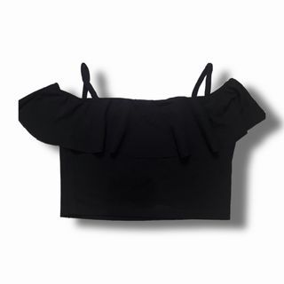 Shein Kids Black Off Shoulder Top (Girls/Teens/Women)