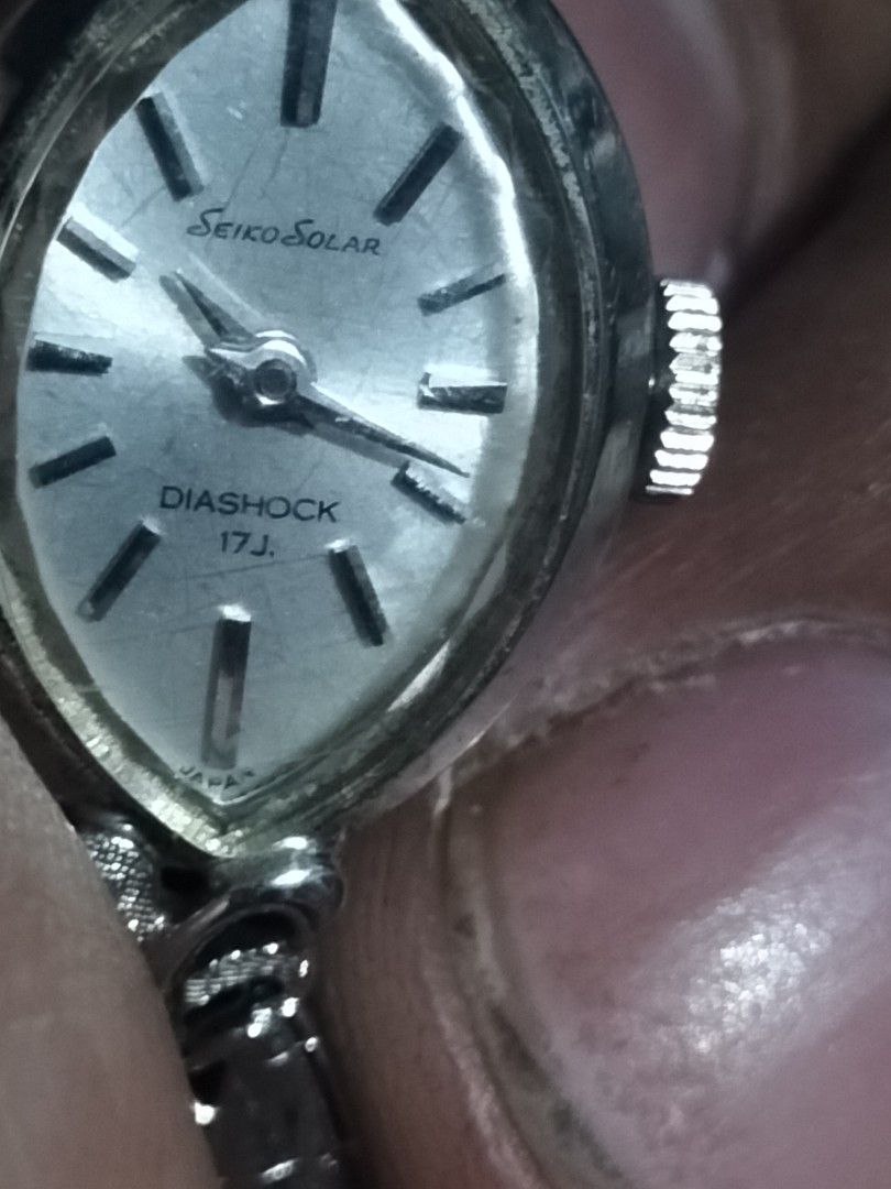 Seiko solar hotsell diashock 17j