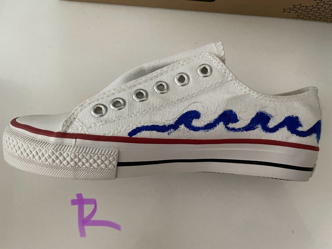 White canvas shoes hot sale size 4