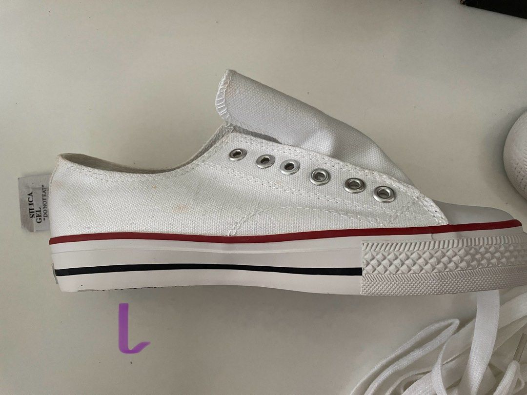 White canvas shoes hotsell size 4