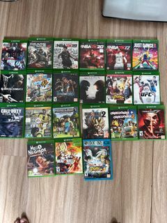 Slightly used xbox cd games per tape tekken and jumpforce already sold