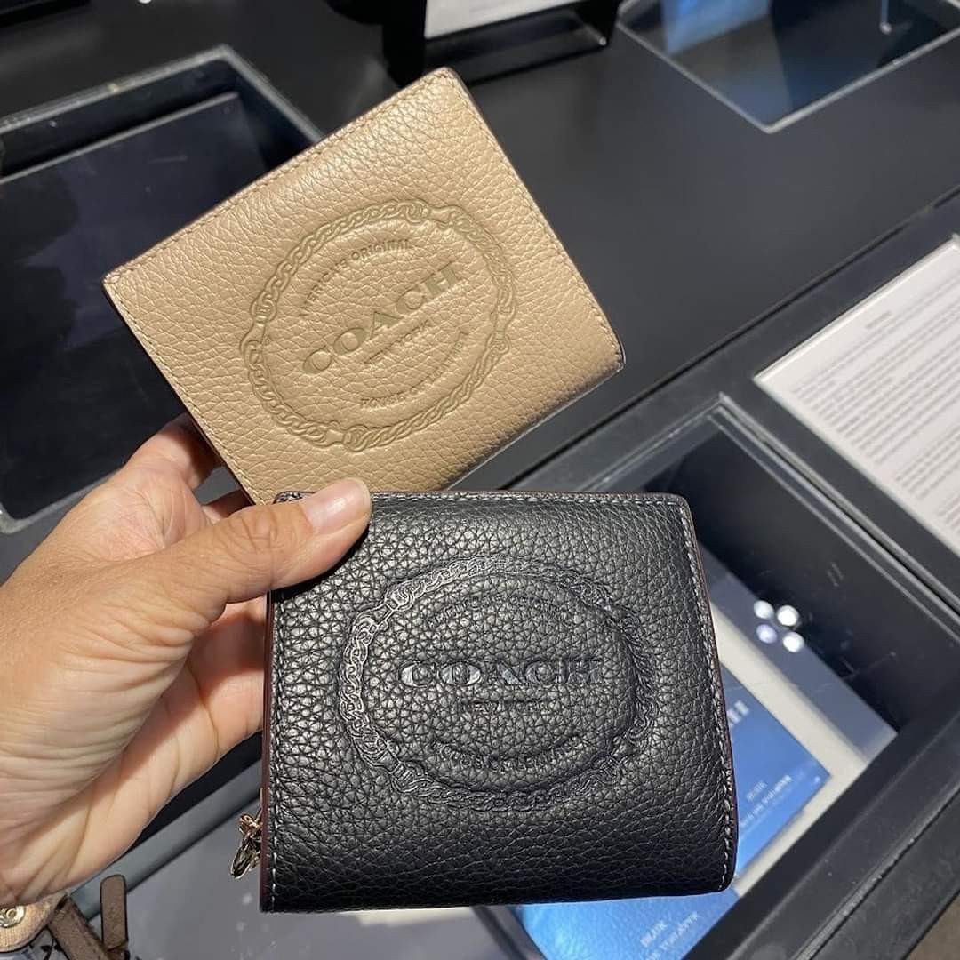 SNAP WALLET WITH COACH HERITAGE (COACH CM216)