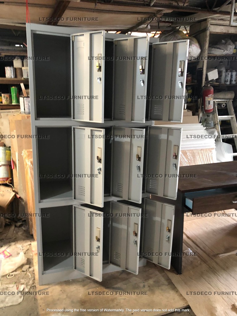 STEEL LOCKER OFFICE FURNITURE & PARTITION, Furniture & Home Living