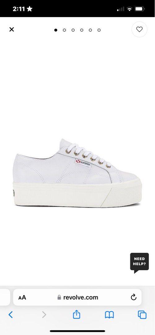 SUPERGA Platform Canvas Sneakers Women s Fashion Footwear