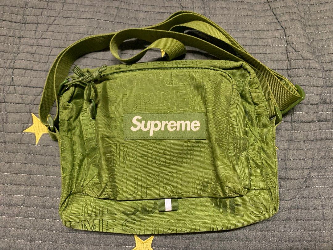 Supreme 19ss shoulder bag 100%Real 95%New 真品正品斜孭袋斜咩袋斜背