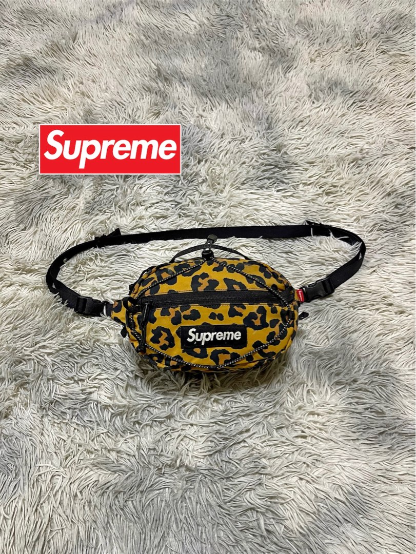 Supreme leopard waist bag sale