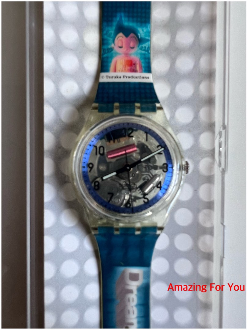 SWATCH SK122 Dream of Atom, 男裝, 手錶及配件, 手錶- Carousell