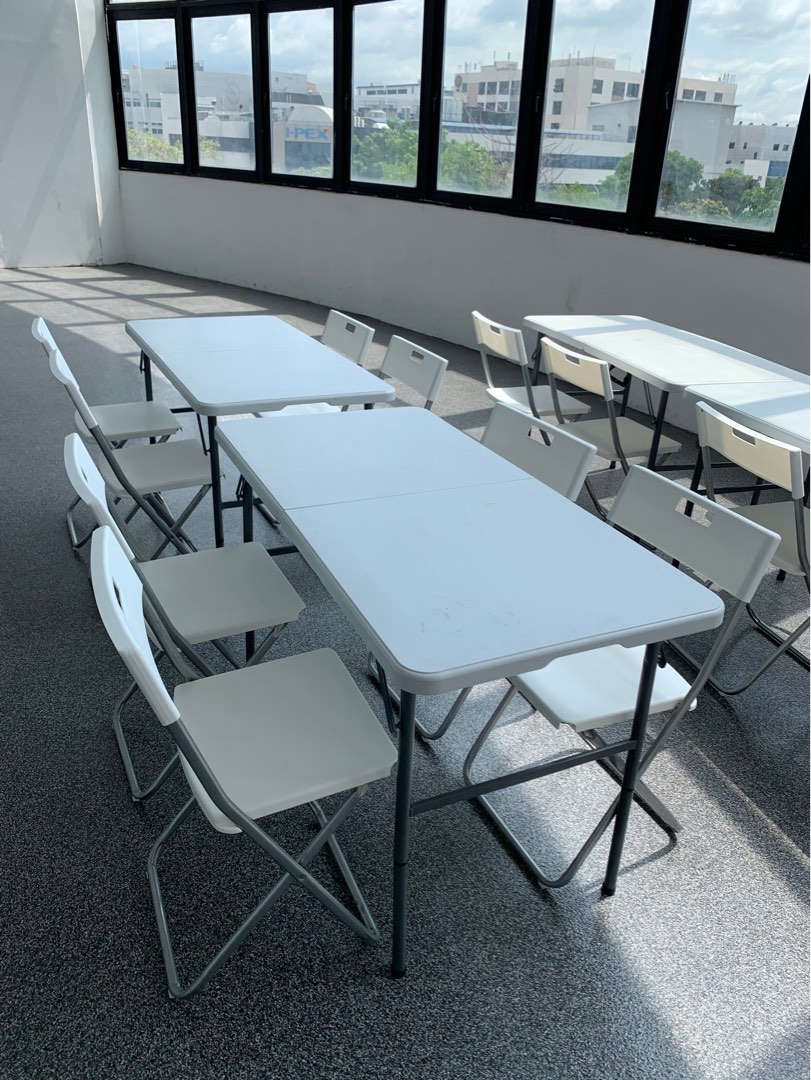 Table/chairs (RENTAL) (foldable), Lifestyle Services, Event & Party