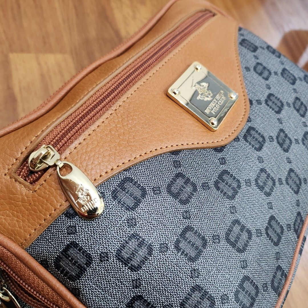 Piel Vegana Beverly Hills Polo Club Bolso Bandolera Bolsa Beverly