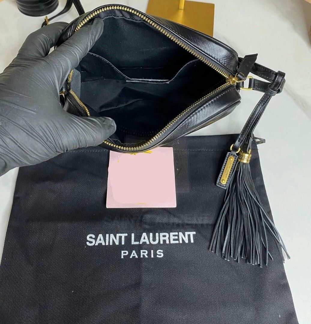 Lou camera bag in new arrivals quilted leather bronze hardware