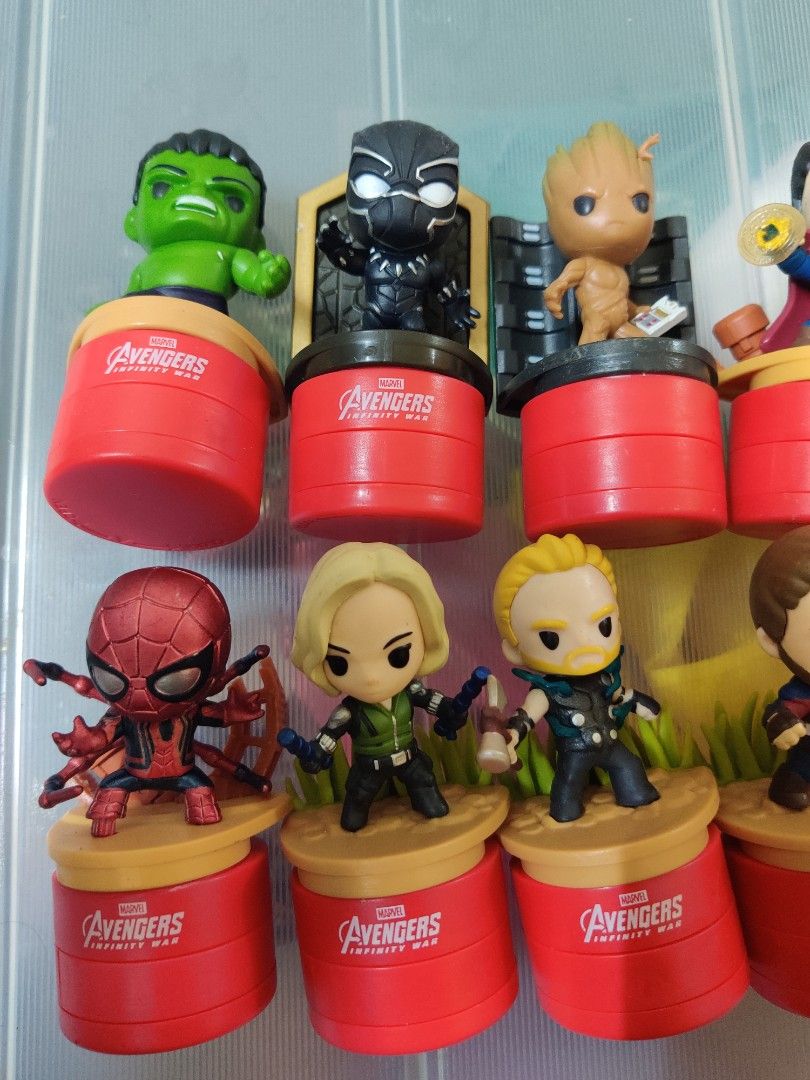 Tesco Marvel Avengers Collectible Full Set not marvel legends