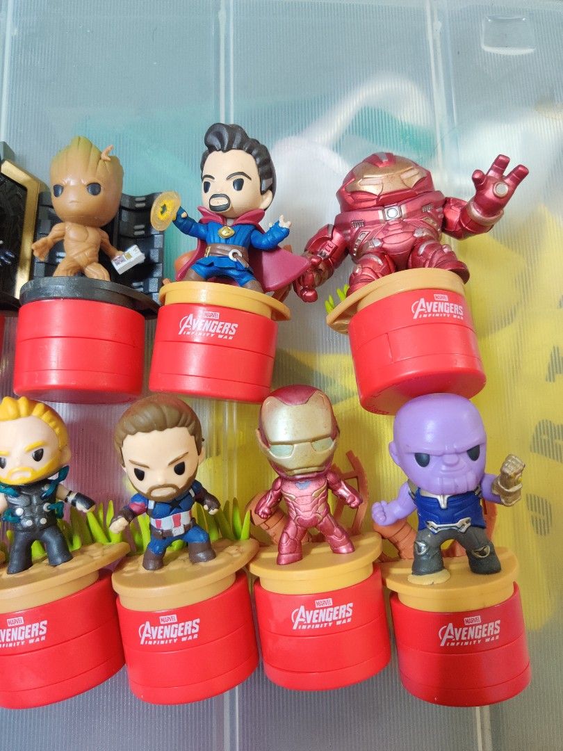 Tesco Marvel Avengers Collectible Full Set not marvel legends