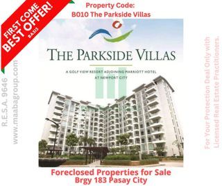 The Parkside Villas Condominium for Sale in Pasay City