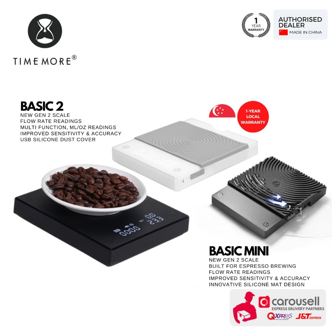 Timemore Black Mirror Basic Pro Weighing Panel with Flow Rate Display