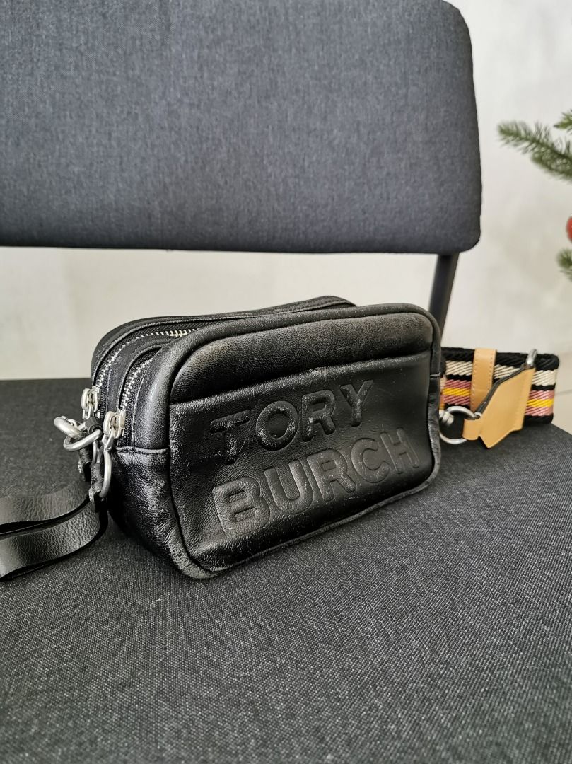 Tory burch perry sales double zip mini bag