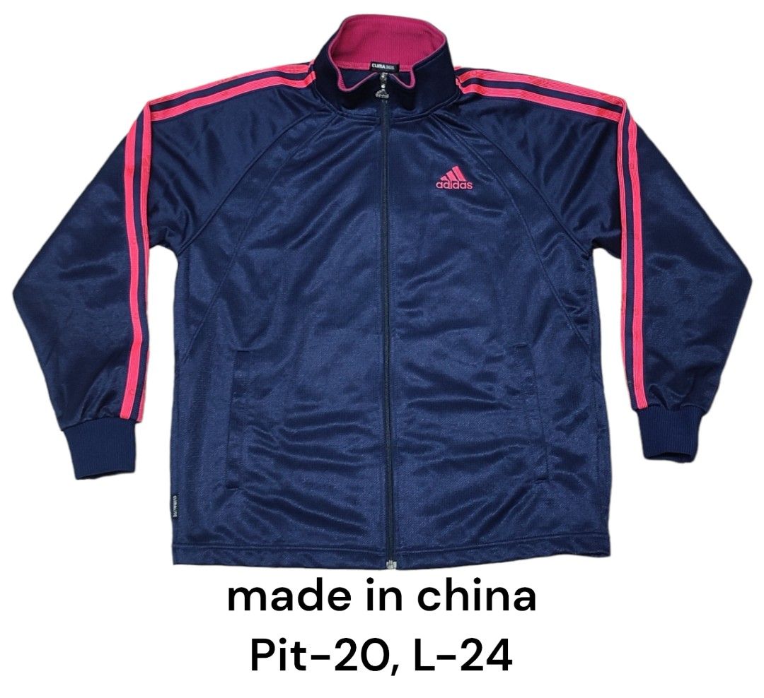 Adidas china online track jacket blue