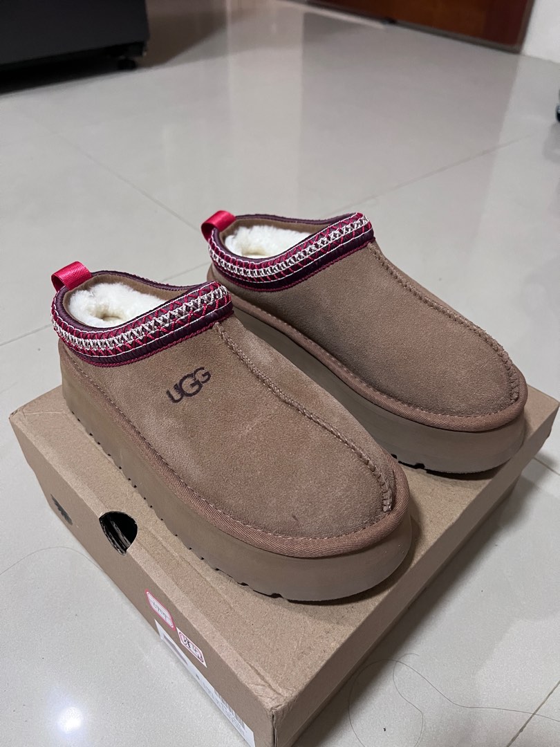 二手UGG Tazz 厚底羊毛拖鞋25cm