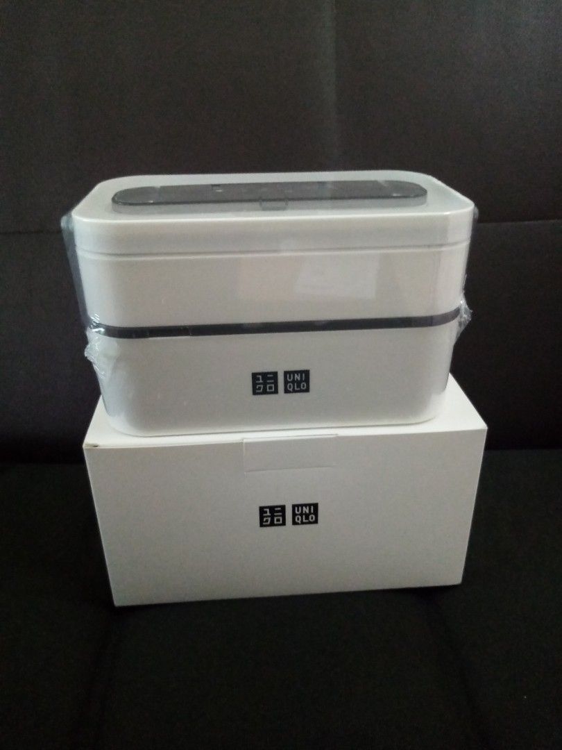 Uniqlo 2 tier bento lunch box Limited edition, Furniture & Home Living
