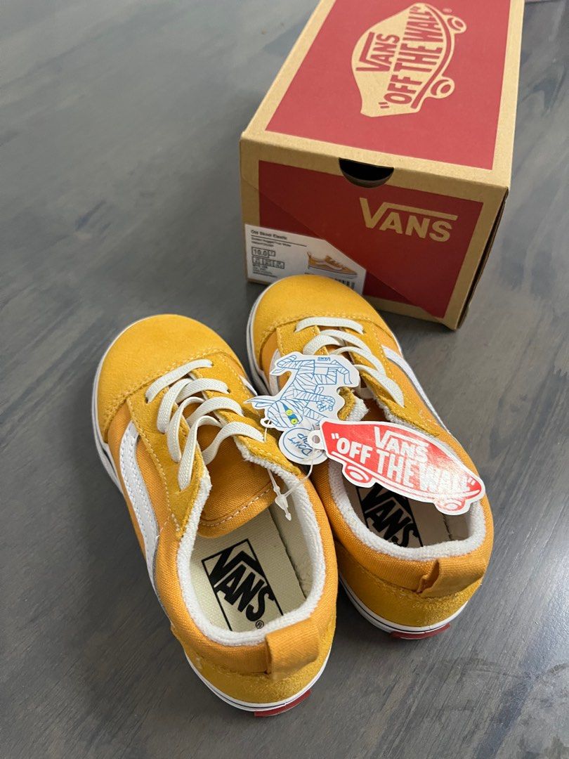 Gold vans toddler online
