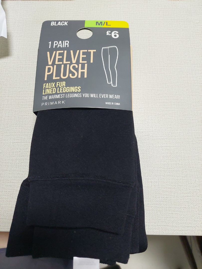 Velvet plush leggings ( good for winter) M/Lsize, Women's Fashion, Bottoms,  Jeans & Leggings on Carousell