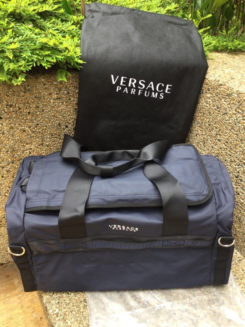 Versace parfums duffle new arrivals bag