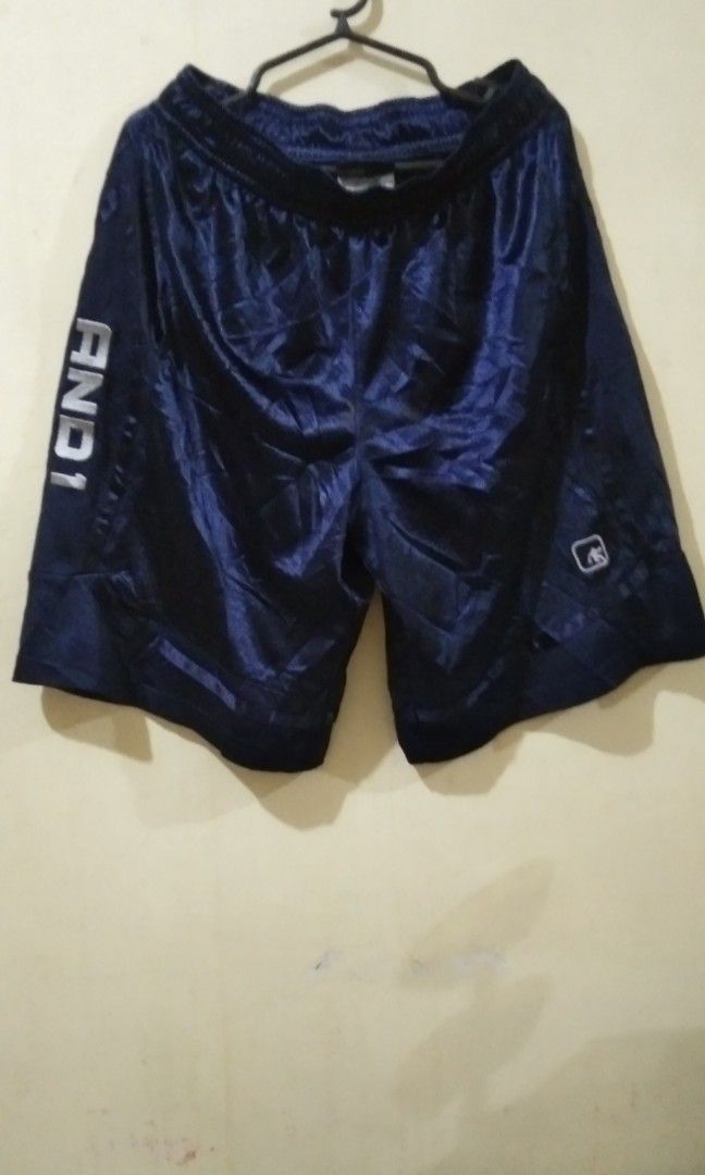 Vintage And1 embroidered logo basketball shorts with side pockets