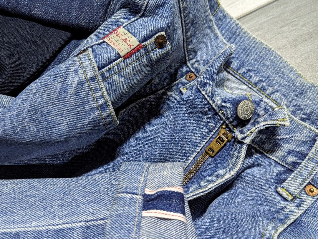 Vintage Bartack Selvedge Jeans, Men's Fashion, Bottoms, Jeans on Carousell