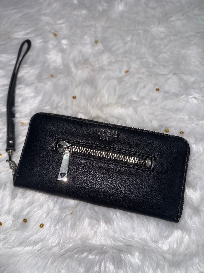 VINTAGE GUESS CLUTCH WALLET 1981 (BLACK), Women's Fashion, Bags