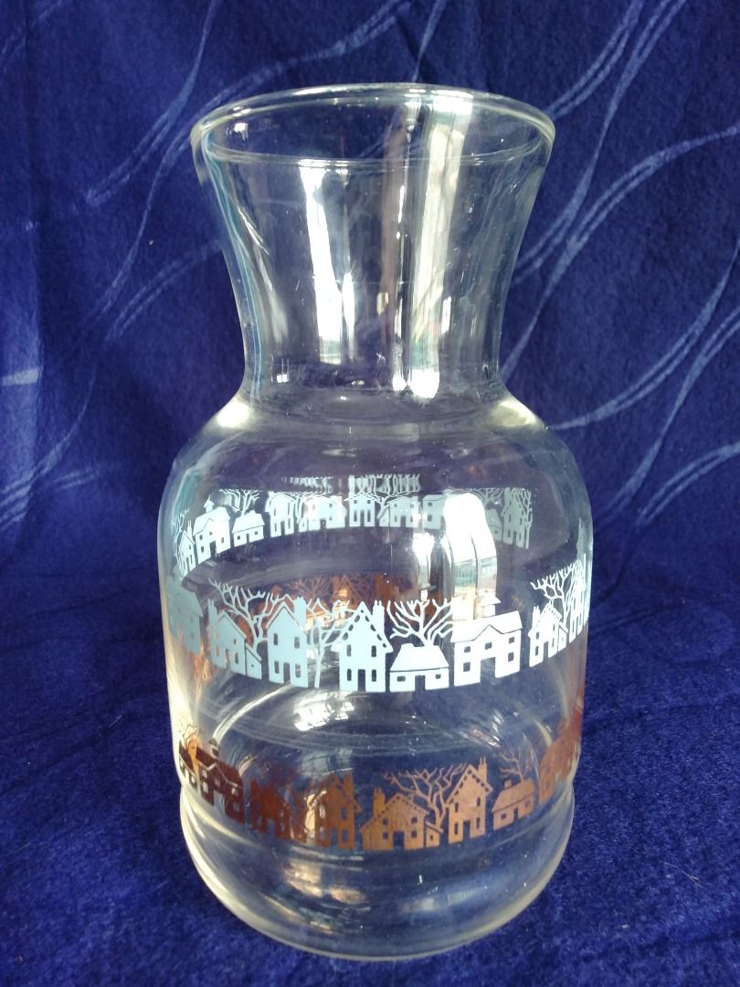 Vintage Water Decanter/ Juice Pourer/ Glass Vase, Furniture & Home