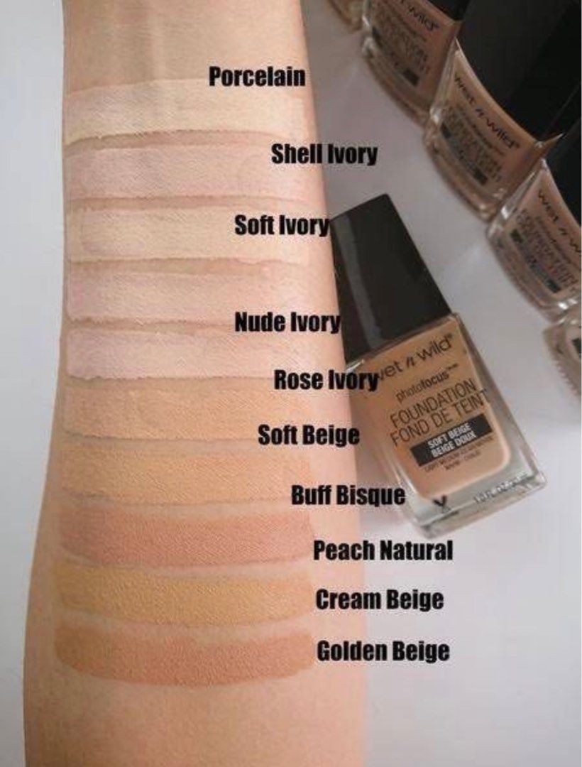 WET N WILD FOUNDATION Beauty Personal Care Face Makeup on