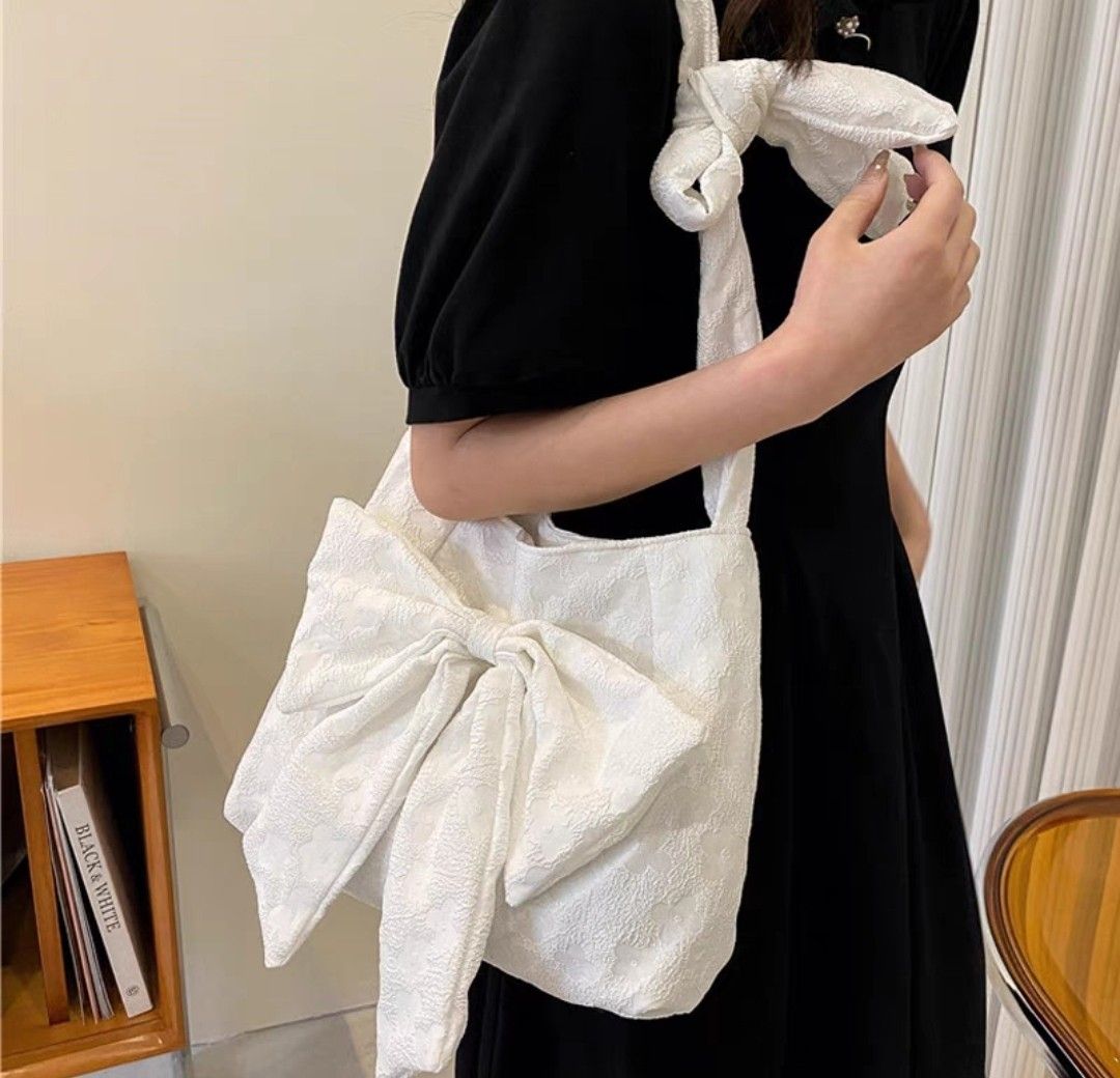 white embossed fabric shoulder bag sling bag crossbody bag with
