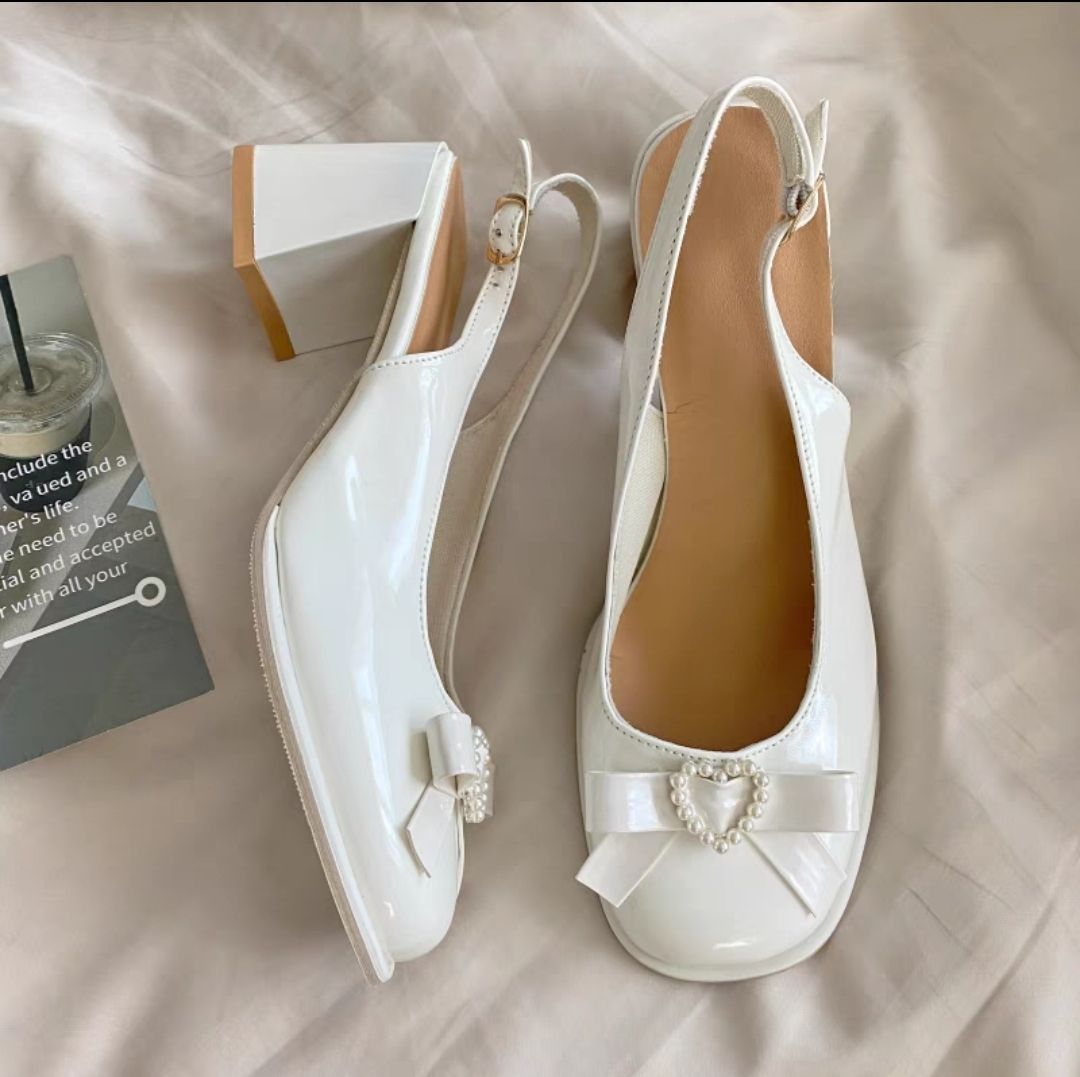 White heels clearance size 12
