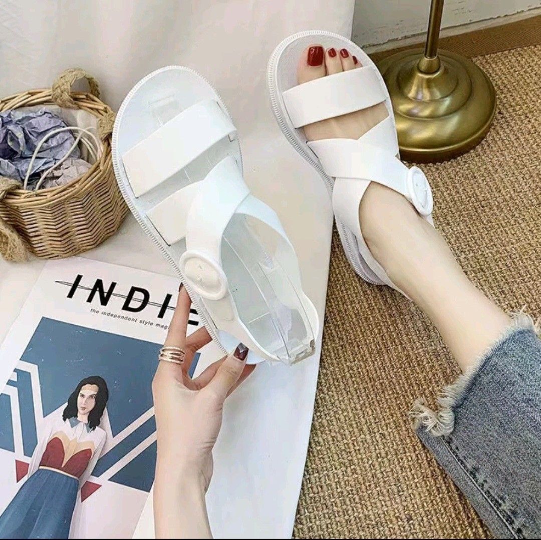 Sandal tali cheap flat