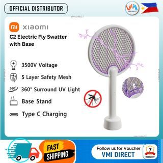 XIAOMI QUALITELL C2/C1 MULTIFUNCTIONAL USB RECHARGEABLE MOSQUITO SWATTER VMI Direct