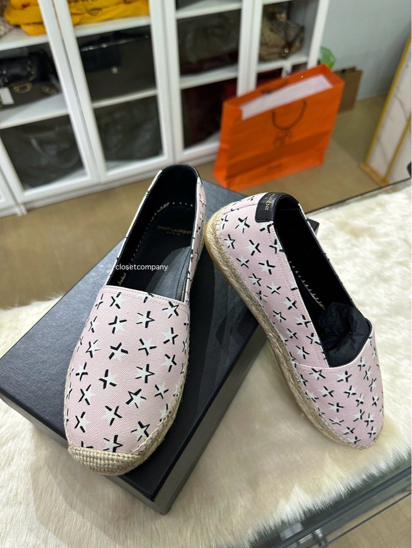 Ysl espadrilles pink hotsell