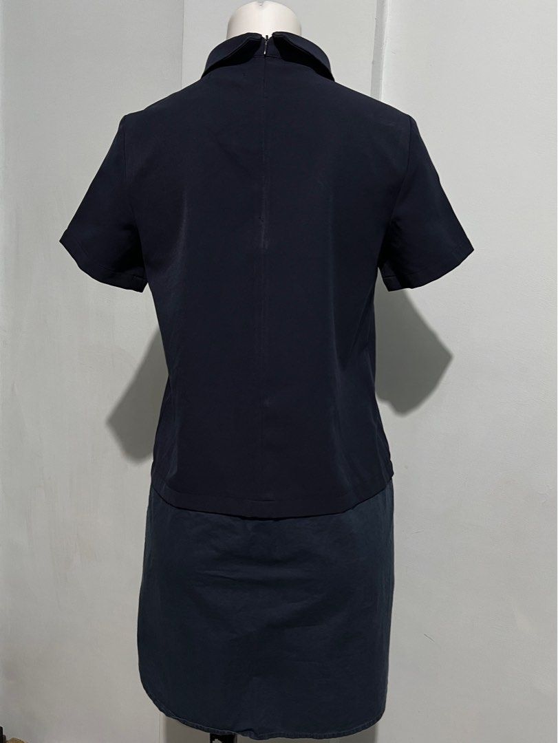 Zalora collared shirt dress (Category: Dresses) located in Quezon City. Submitted by purposefuldecluttering (Listing ID 1268755193, Image 3). Description: -No flaws -Fits XS-S frame.