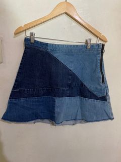Zara patchwork skirt M