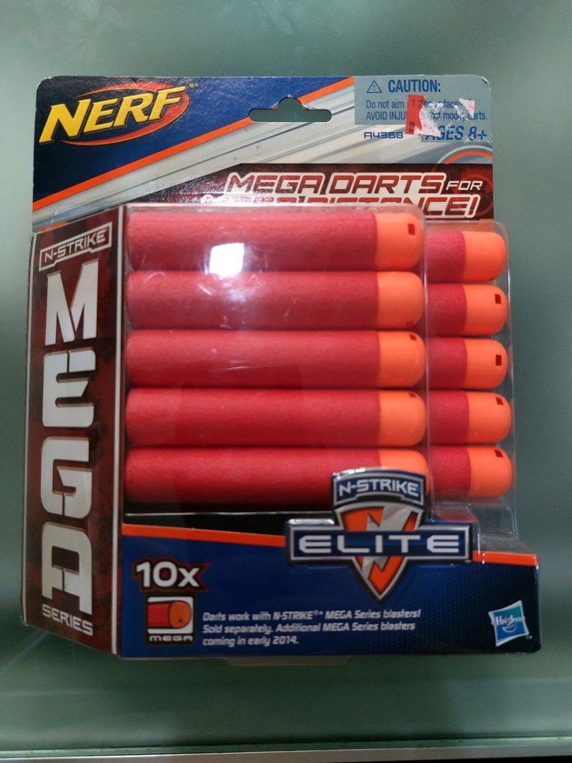 Dardos Nerf N-strike Mega X10 - Hasbro Art.a4368 E.full