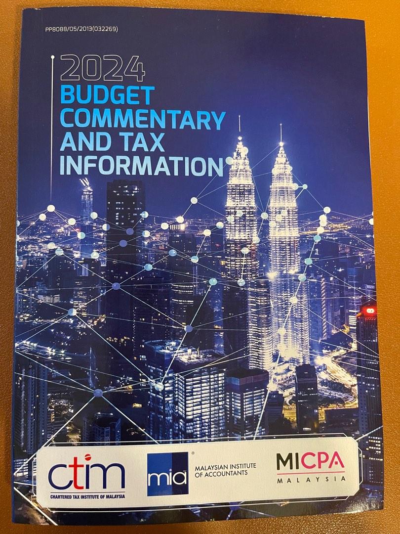2024 Budget Commentary And Tax Information, Hobbies & Toys, Books