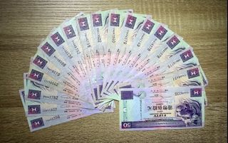 紫色50元
