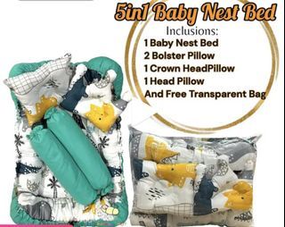 5 in 1 Baby Crib Nest