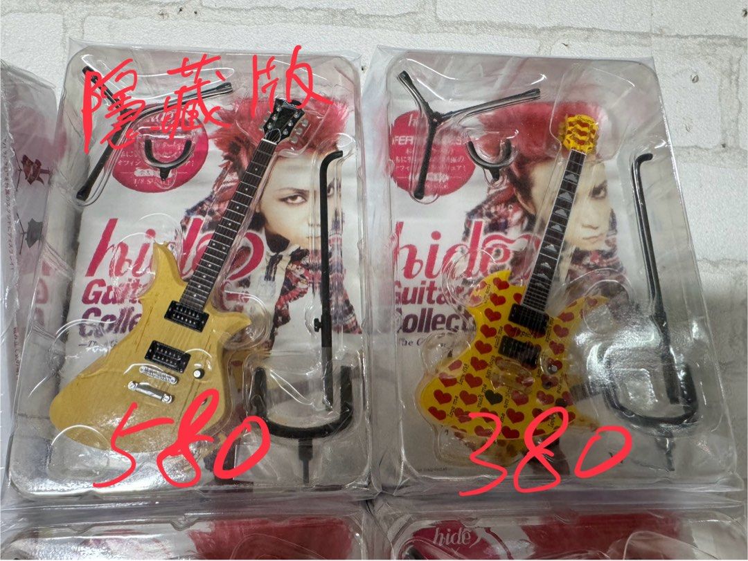日版] 全新Xjapan Hide 1/8 guitar collection 盒玩hide 專用結