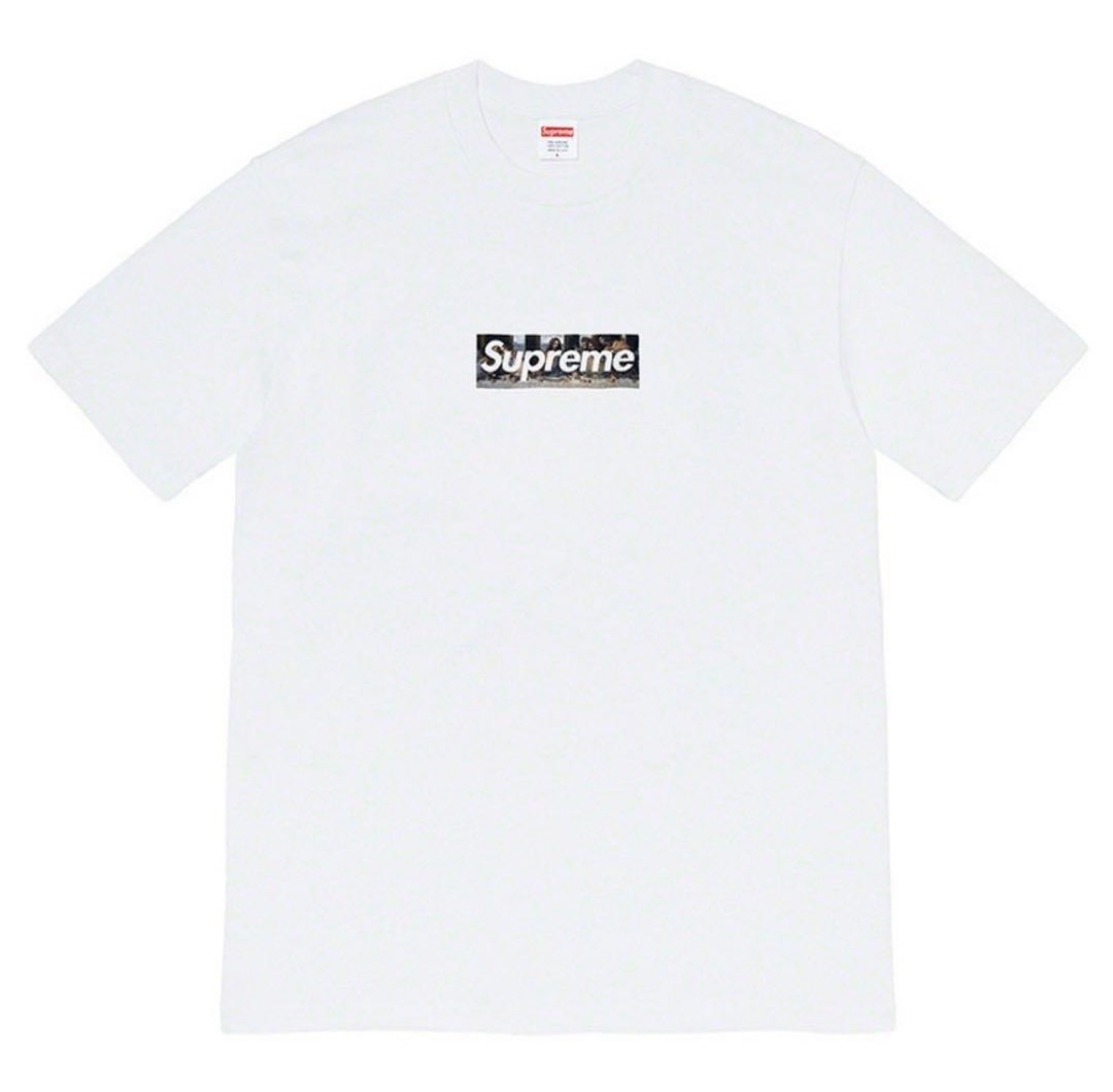 新品 Supreme Milan Box Logo Tee ミラノ 最後の晩餐 ミラノ限定ボックスロゴ 最後の晩餐 Supreme Milan Box Logo Tee