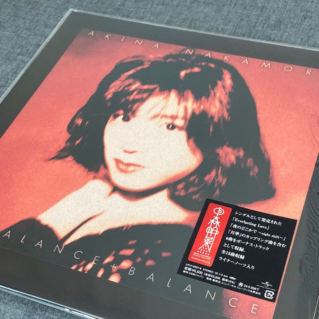 全新現貨]中森明菜UNBALANCE+BALANCE+6 黑膠LP 2023年復刻Vinyl /Akina 