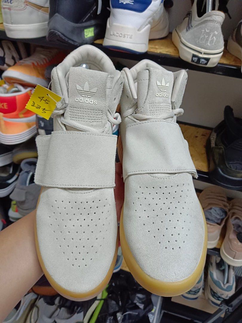 Adidas tubular strap on feet hot sale