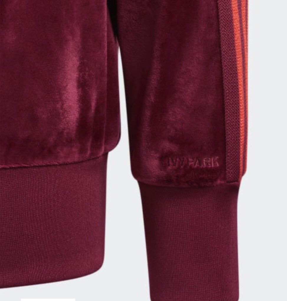 Ivy park red velvet jacket top