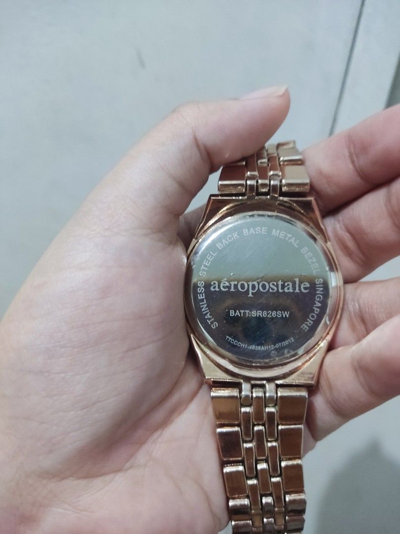 Aeropostale rose gold watch clearance