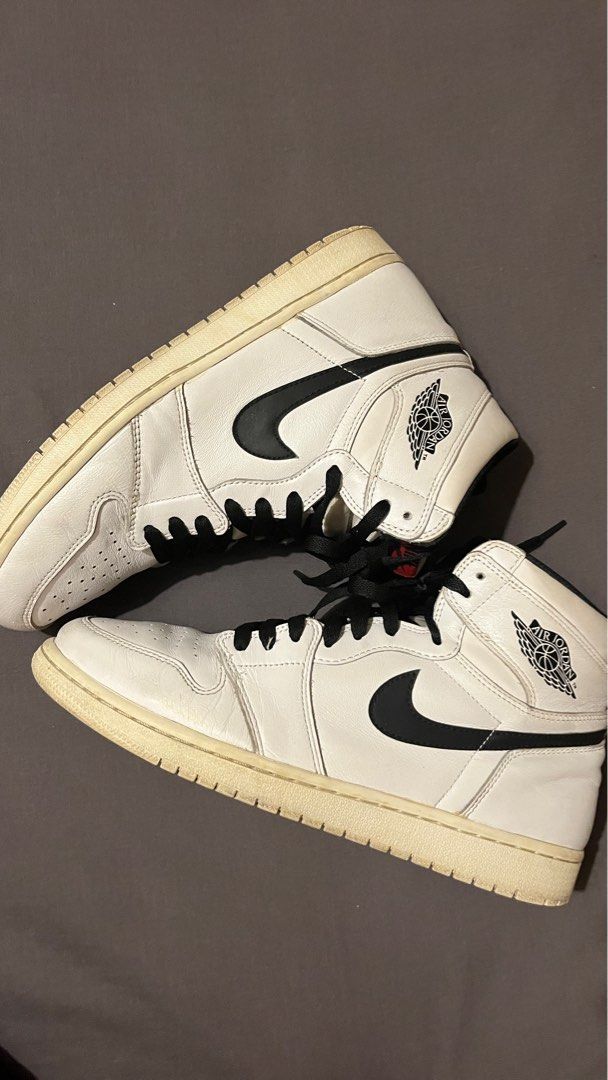 Air jordan 1 retro high top premium white